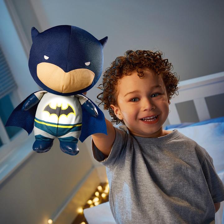 Actual product image Moose Batman - Kids Light Up Bedtime Pal - Soft Toy Night Light by GoGlow - (10044)