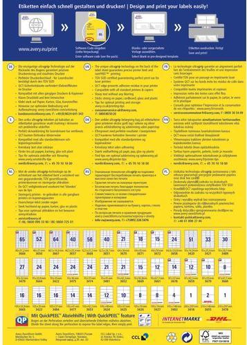 Produktbild Avery Universal-Etiketten