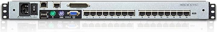 Immagine prodotto Aten KL1516AiN Switch KVM over IP Cat.5 a 16 porte 19" LCD, doppia guida, layout CH