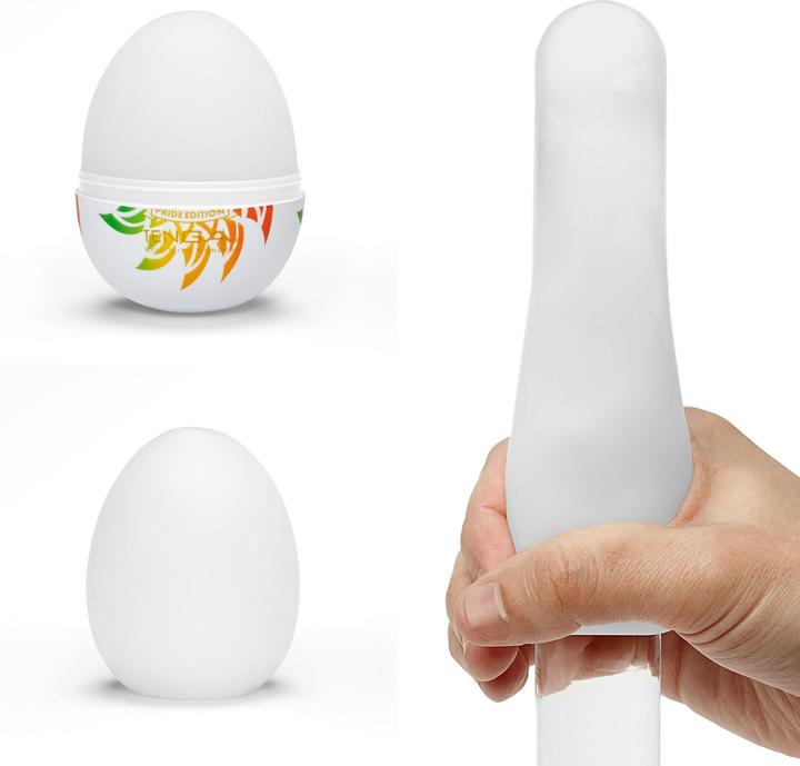 Actual product image Tenga EGG Shiny Pride II