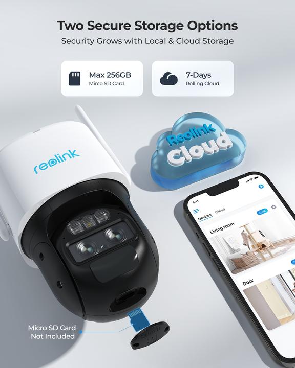 Image du produit Reolink TrackMix LTE inkl. Solar Panel Plus (2560 x 1440 Pixels)