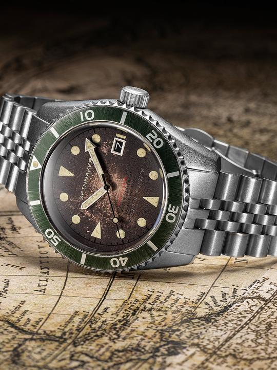 Actual product image Spinnaker SP-5089-22 Wreck Automatic 44mm 20ATM (Diving watch, 44 mm)