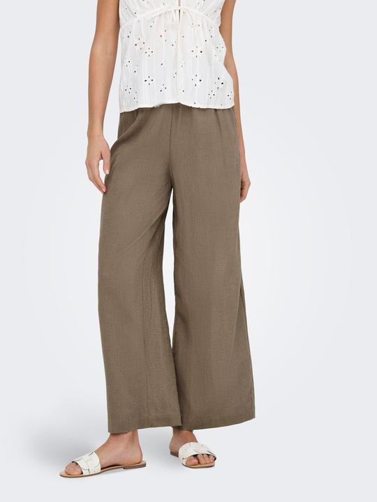 Image du produit Only ONLTOKYO Taille haute Coupe droite Pantalon à jambes larges Pantalon à jambes larges (32)