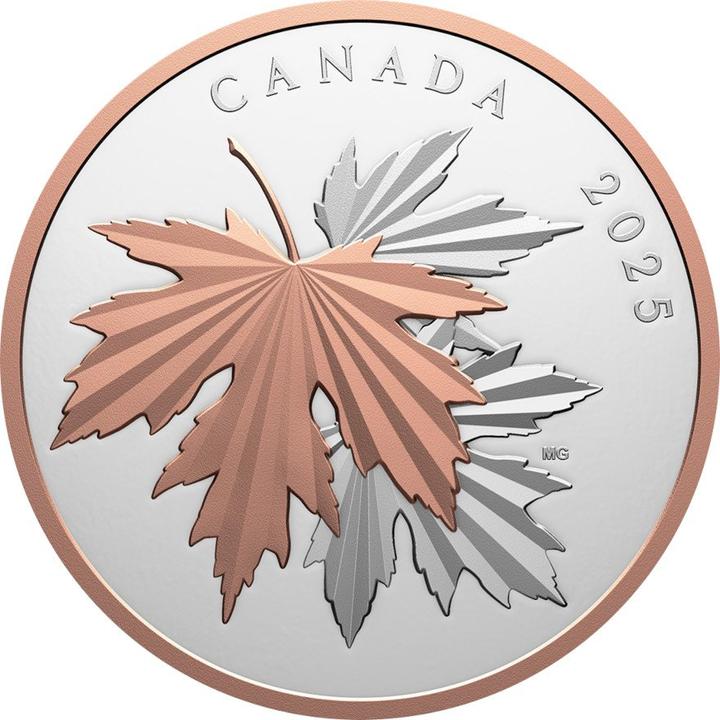 Immagine prodotto The Royal Mint Silber Gleaming Maple Leaf 10 oz PP - 2025 (1.00, 2025)