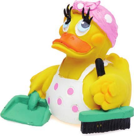 Image du produit Diaqua Canard de bain femme de ménage, 9 cm