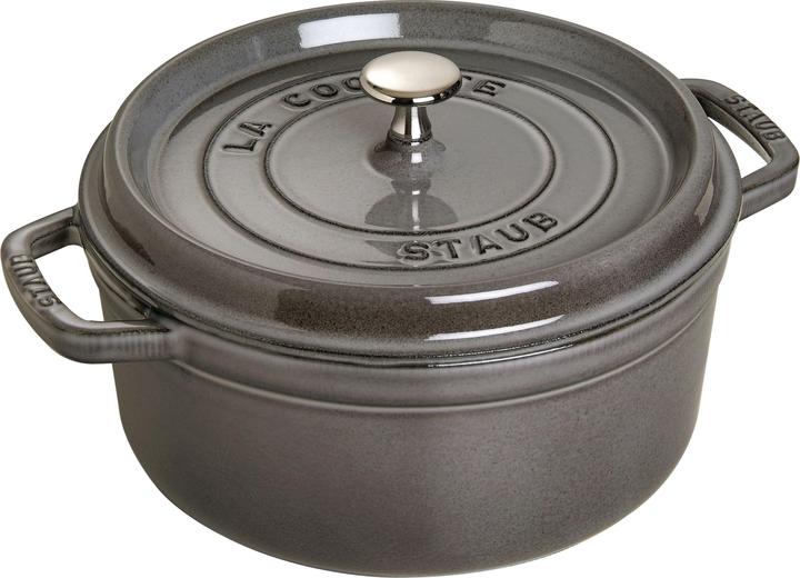 Staub Cocotte (26 cm, Bräter + Schmortopf, Gusseisen)