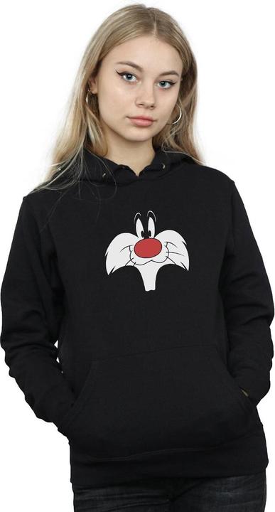 Actual product image Looney Tunes Womens/Ladies Sylvester Big Face Hoodie (XL)