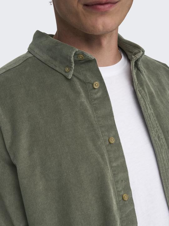 Produktbild Only & Sons Onsmichael 18w Reg Cord Stretch Ls Noos (XS)