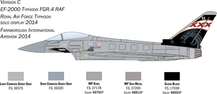 Actual product image 1:72 RAF EF-2000 Eurofighter Typhoon