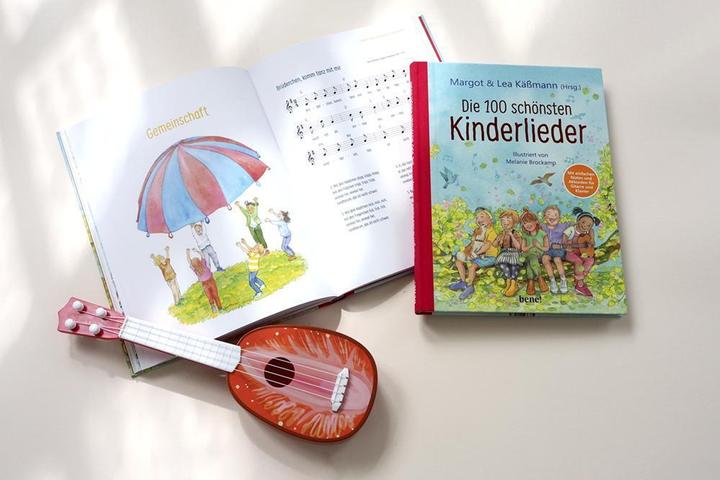 Produktbild Die 100 schönsten Kinderlieder - Mit einfachen Noten und Akkorden für Gitarre und Klavier (Deutsch, Lea Kmann Margot Kmann, 2021)