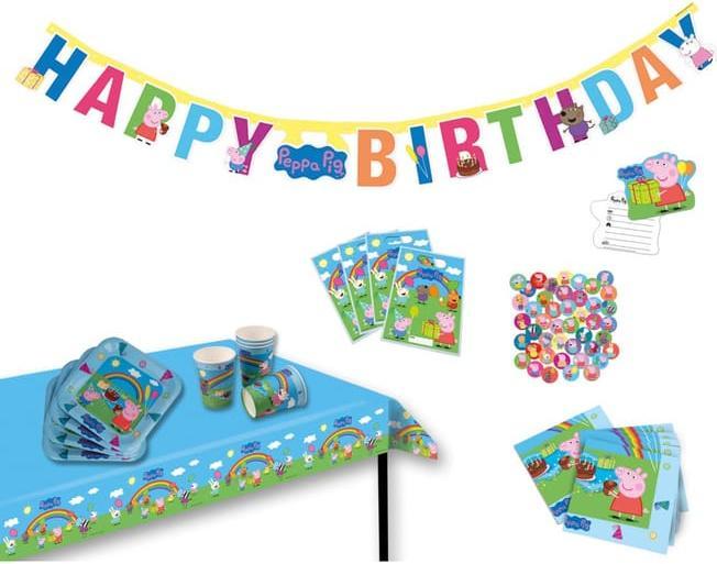 Produktbild Tib Party-Koffer Peppa-Pig 51-tlg.