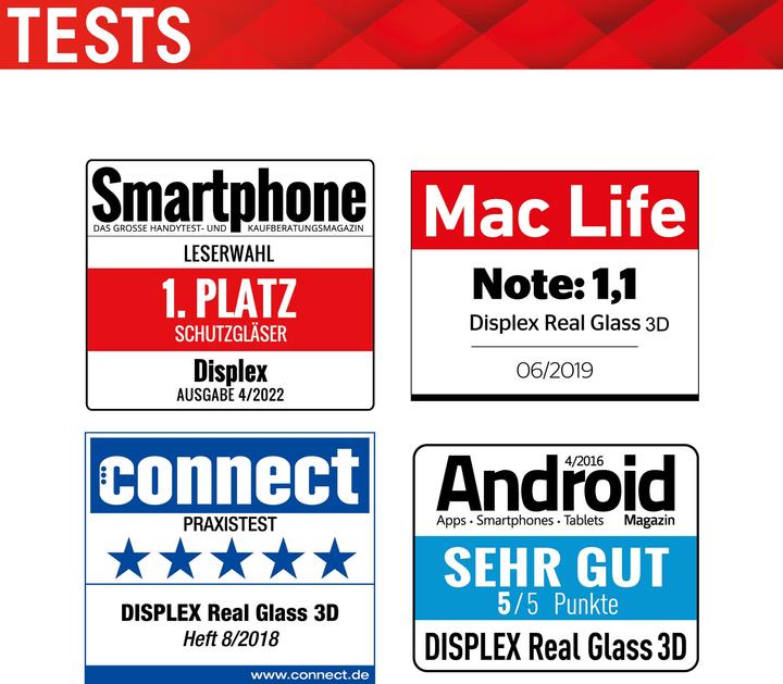 Actual product image Displex Real Glass, Full Cover Panzerglas (1 Piece, Xiaomi 13 Ultra)