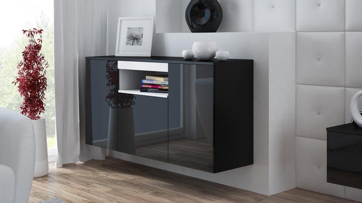 Actual product image Cama K VIVA CZ/CZ+BI Living room sideboard 3 door(s) (150 x 45 x 80 cm)
