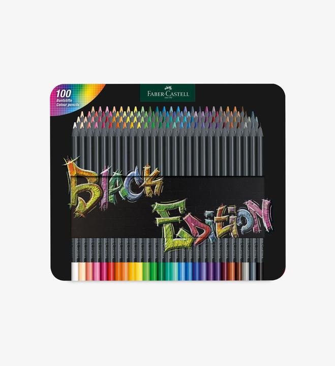 Image du produit Faber-Castell Matite colorate Édition noire (Multicolore, 100 x)
