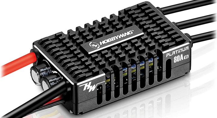 Immagine prodotto Hobbywing Regolatore Platinum Pro 80A V5 3-8s, BEC 8A
