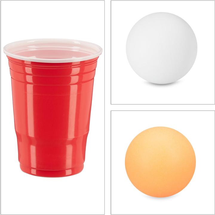 Actual product image Relaxdays Beer pong set