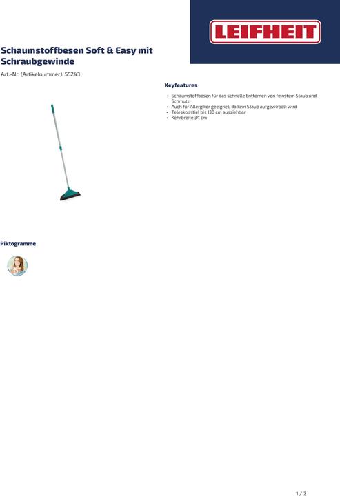 Produktbild Leifheit Soft & Easy (1 Stk.)