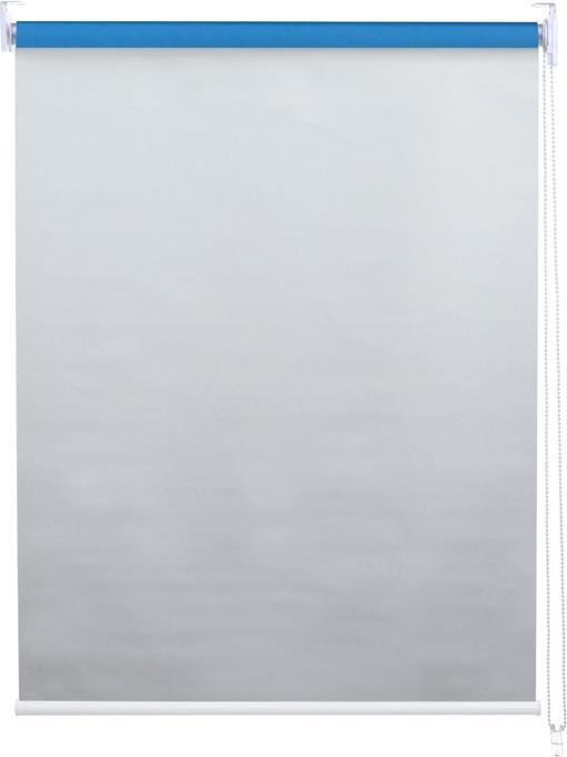 Produktbild Swisshandel24 Rollo 100x230cm blau, Fensterrollo Seitenzugrollo Jalousie, Sonnenschutz Verdunkelung blickdicht (100 x 230 cm)
