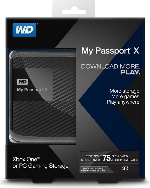 Actual product image WD My Passport X (3 TB)