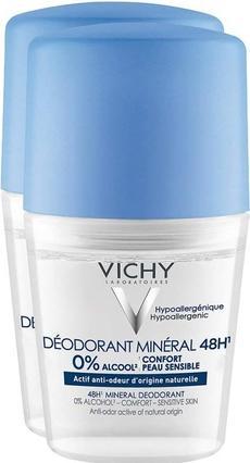 Actual product image Vichy Set of 2 deodorants Mineral 48h - 2 x 50 ml (Roll-on, 50 ml)
