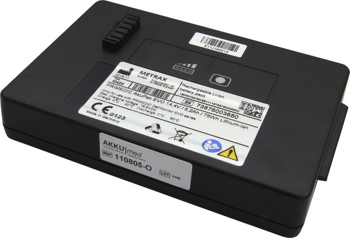 AccuCell Batterie Primedic Defi Monitor EVO, M420 - PRI 97214 (1 pcs, Spécifique à l'appareil, 5200 mAh, Batterie)