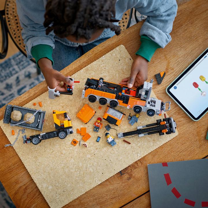 Image du produit LEGO Le remorqueur avec grue pour poids lourd (60467, LEGO City)