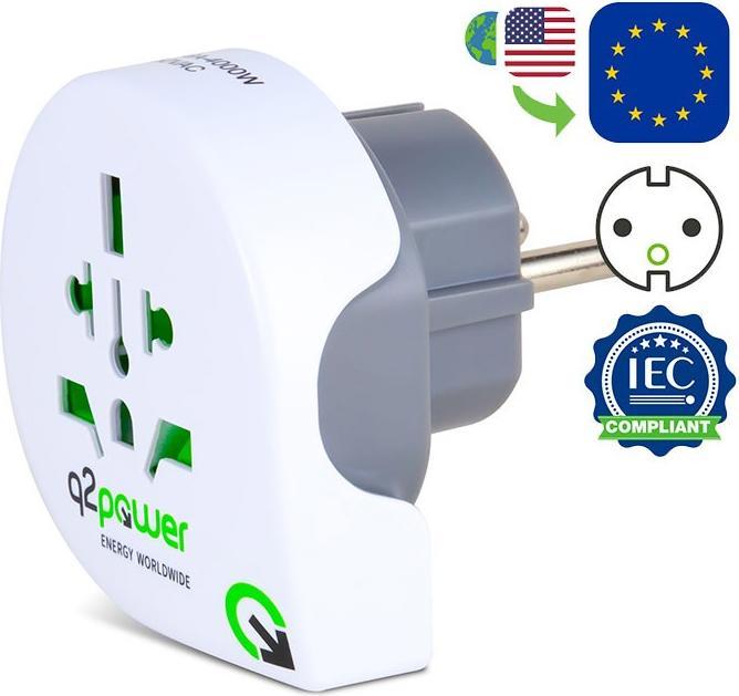 Actual product image Q2 Power World to Europe USB