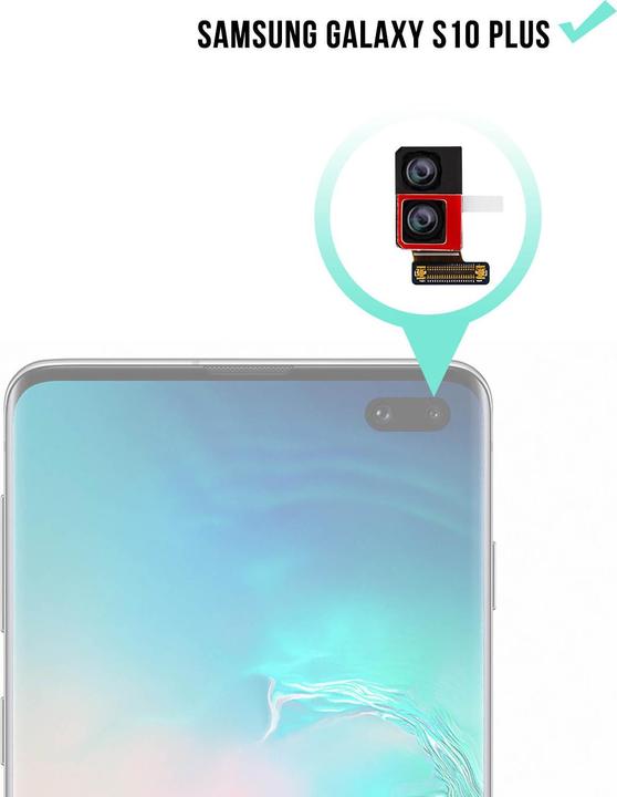 Produktbild Clappio Front-Kamera Ersazteil Galaxy S10 (Galaxy S10+)