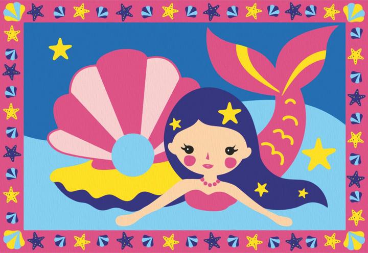 Actual product image Ravensburger Painting by numbers - Enchanting mermaids