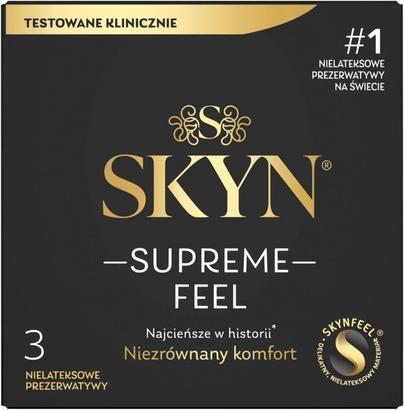 Image du produit Skyn Supreme Feel cienkie nielatektowe prezerwatywy 3szt. (3 pcs)
