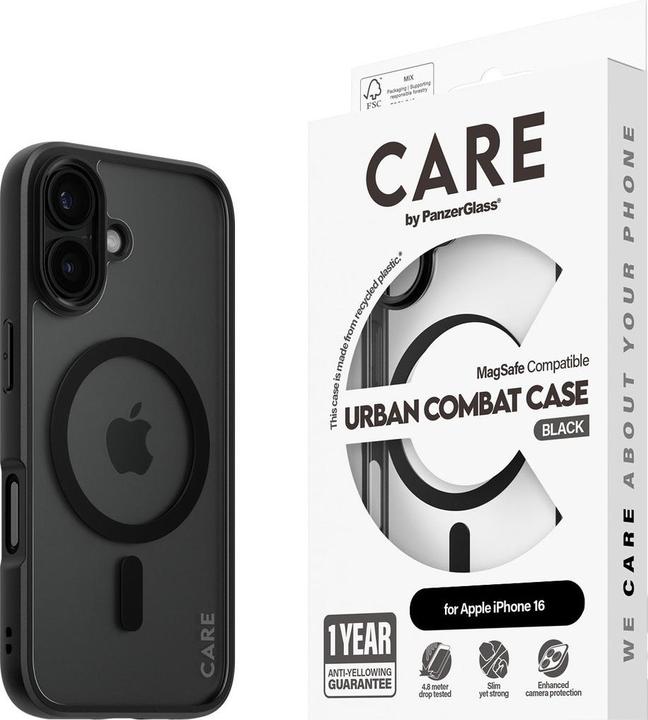 Produktbild PanzerGlass Care (Apple iPhone 16)