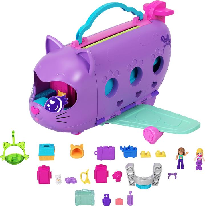 Polly Pocket Kitty Plane
