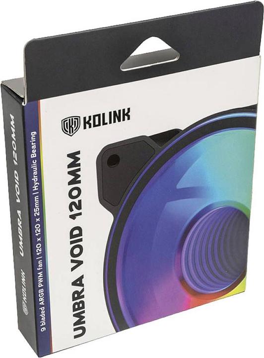 Produktbild Kolink Umbra Void ARGB LED PWM Lüfter (120 mm, 1 x)