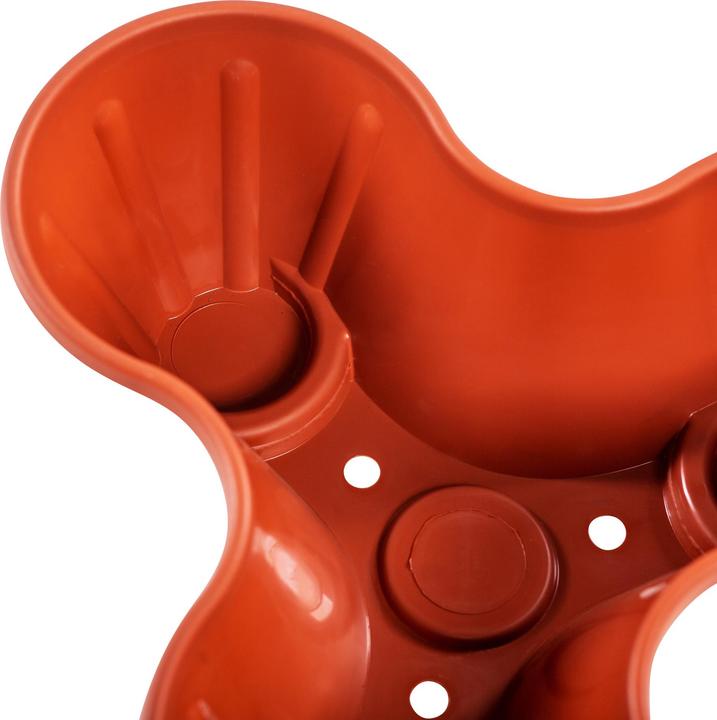 Produktbild UPP Pflanztöpfe, Pflanzturm, stapelbar, Terrakotta, 3er-Set (12 cm)