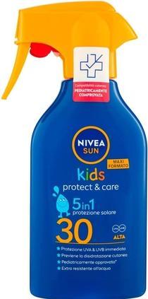 False NIVEA ABB Kids Trigger 270 Care FP30 C12 98324 (Sonnenspray, SPF 30, 270 ml)