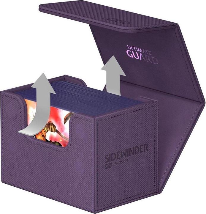 Produktbild Ultimate Guard Kartenbox XenoSkin Sidewinder Monocolor 80+ Violett