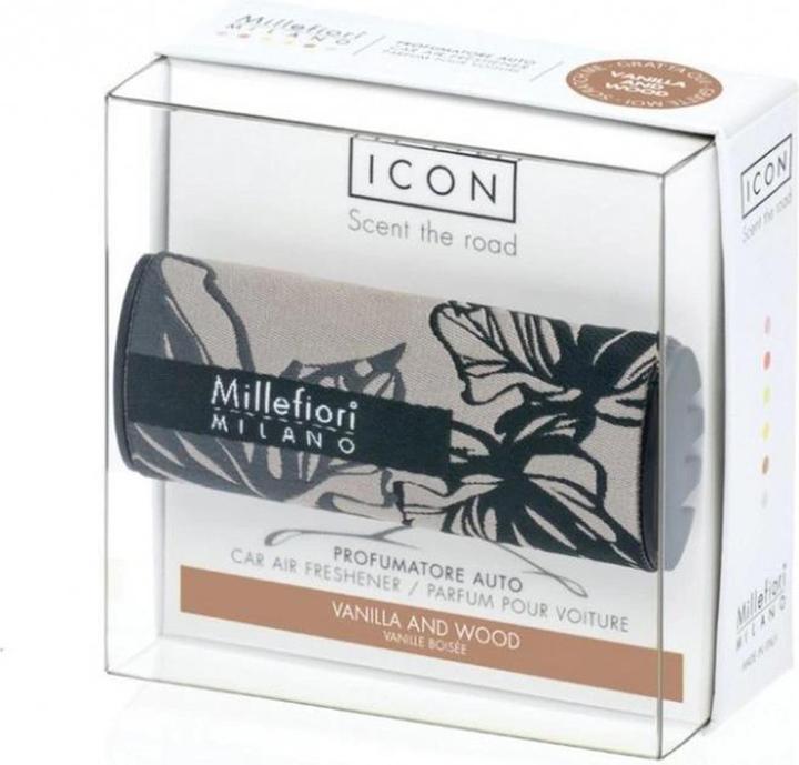 Produktbild Millefiori Vanille & Holz Icon Erfrischend Auto Textilien - 50 g
