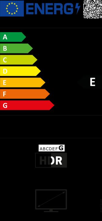 Energy Label Telefunken D55U750X2CWI (55", LED, 4K, 2024)