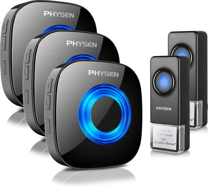 Produktbild Physen Funk-Türklingel Set (3 Receiver, 2 Sender) (Funk)