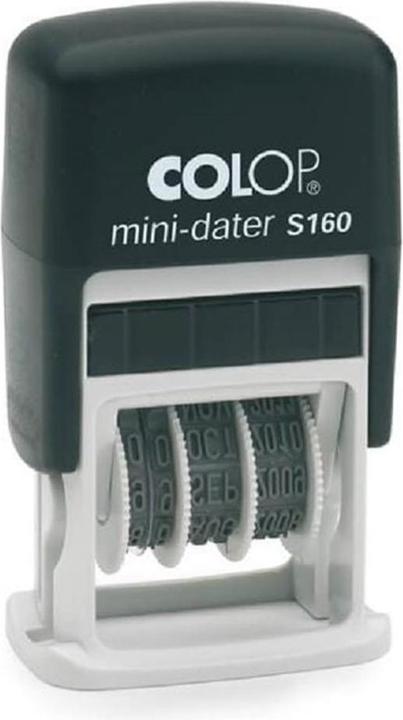 Produktbild Colop Wort- und Datumsstempel S160, 24 x 4 mm, Blau / Rot