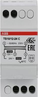 Immagine prodotto ABB TS10/12-24 C Trasformatore di sicurezza 230V 10VA 12-24VAC