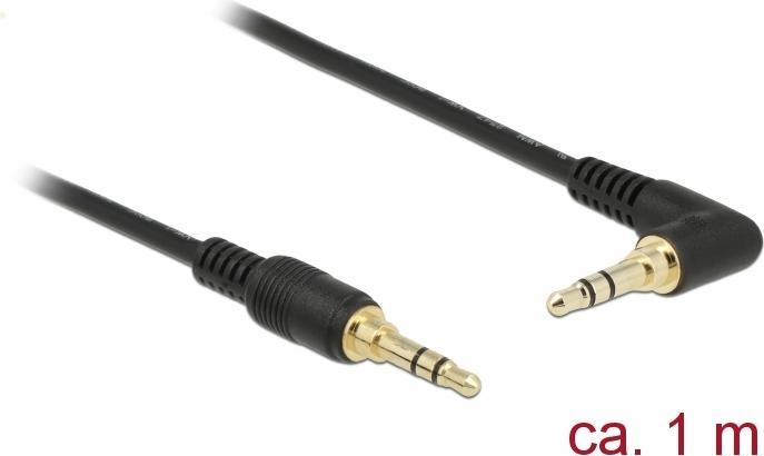 Actual product image Delock Jack cable 3 pin male > male (1 m, 3.5mm jack (AUX))