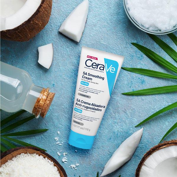 Actual product image CeraVe SA Urea Smoothing Moisturizing Cream (Body cream, 177 ml)