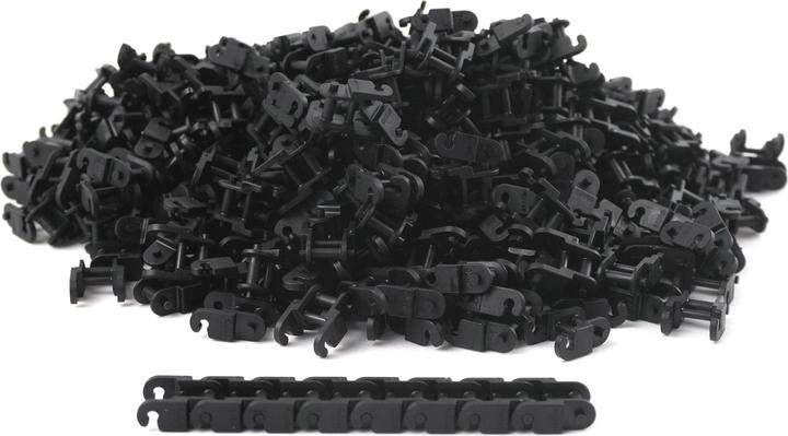 Image du produit LEGO 500 Petits Maillons de Chaîne Noir - Chaîne 3711 (3711, LEGO Accessoires)