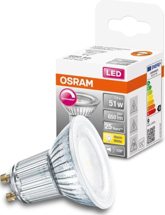 Actual product image Osram Superstar Par 16 (GU10, 7.90 W, 650 lm, 1 x, G)