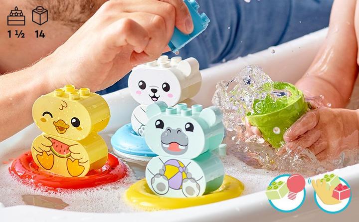 Actual product image LEGO Bathtub fun: swimming animal train (10965)