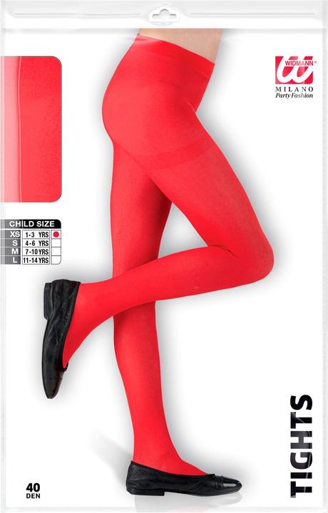 Produktbild Widmann Kinderstrumpfhose rot (4, 5, 6)