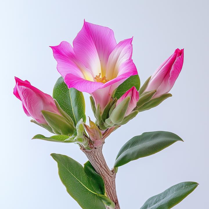 Actual product image Plant in a Box Adenium Obesum - Set of 4 Desert Rose (25 cm)