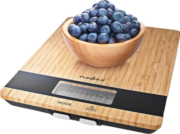 Immagine prodotto Nedis Bilancia da cucina digitale Legno/Plastica Legno Legno