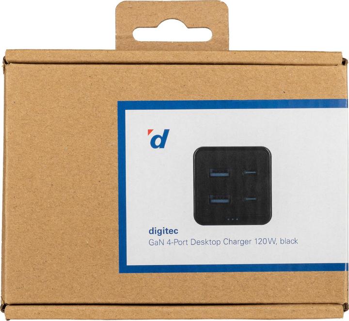 Produktbild Digitec GaN 4-Port Desktop Charger (120 W)